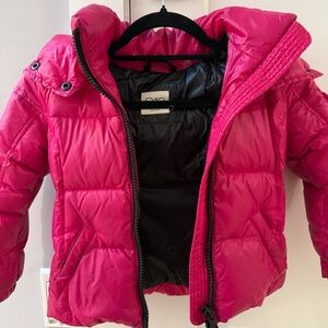 S13 Girls Pink Puffer Jacket